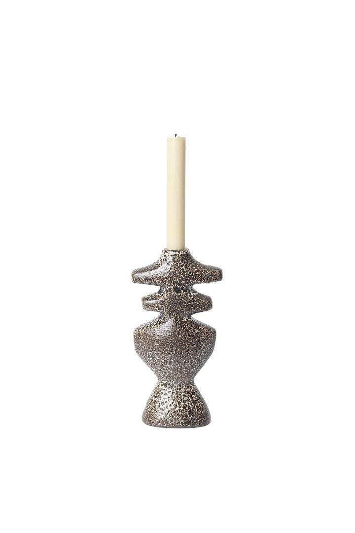 Ferm Living Yara Candele Hold, BRIMGNE BROWN SPOW