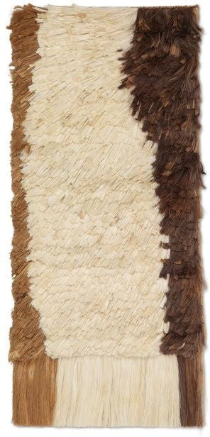 Ferm Living Edge Wall Rug, av hvitt/kaffe