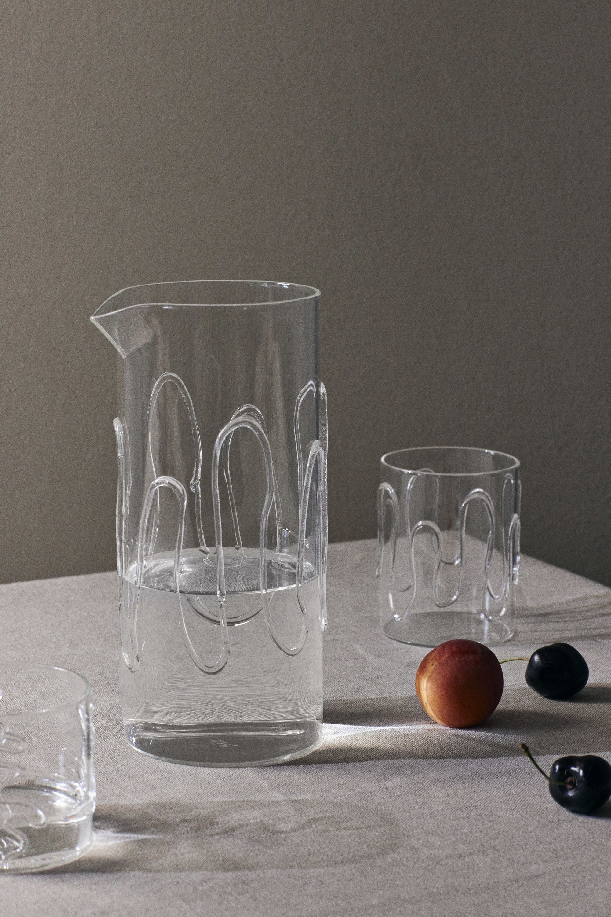 Ferm Living Carafe Doodle, transparente