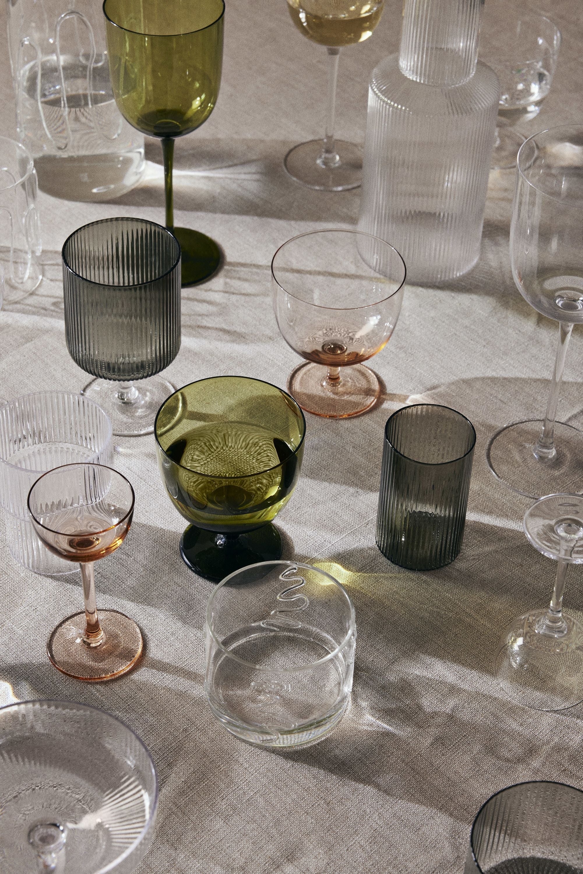 Ferm Living Host Water Glasses 20 Cl Set di 2, arrossire