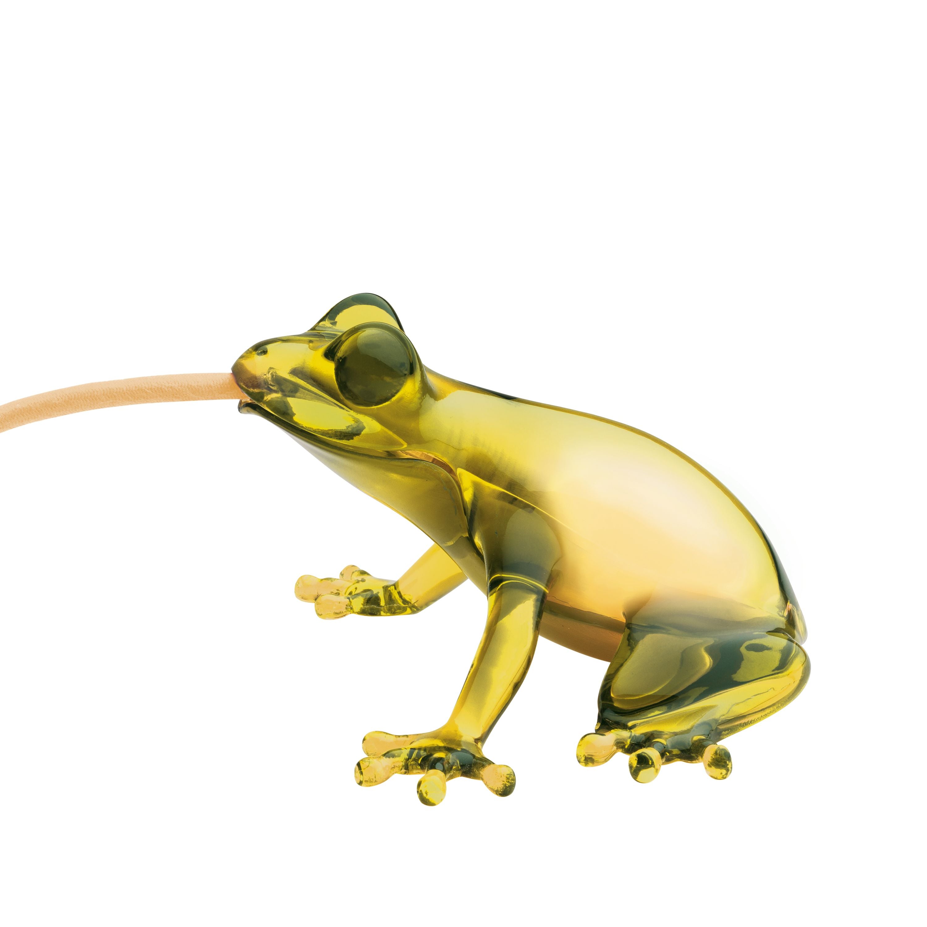 Qeeboo Hungry Frog Lamp，黄玉